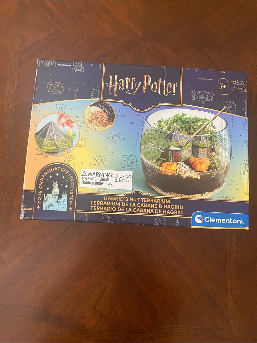 Clementoni Harry Potter Hagrid's Hut Terrarium - Blue Box